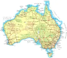 Australia Political Map